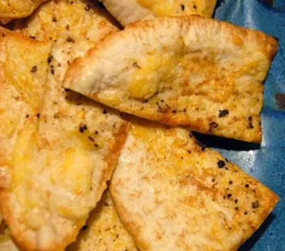 Cheesy Pita Crisps