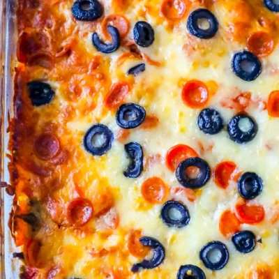 Cheesy Pizza Casserole