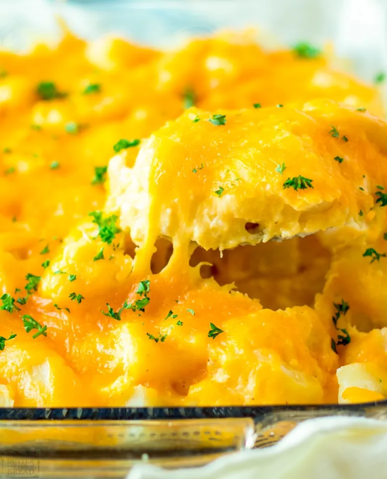 Cheesy Potato And Broccoli Casserole