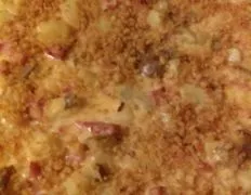 Cheesy Potato And Ham Casserole