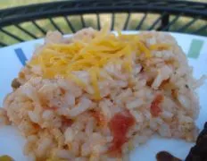 Cheesy Salsa Rice