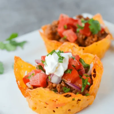 Cheesy Shell Taco Bites