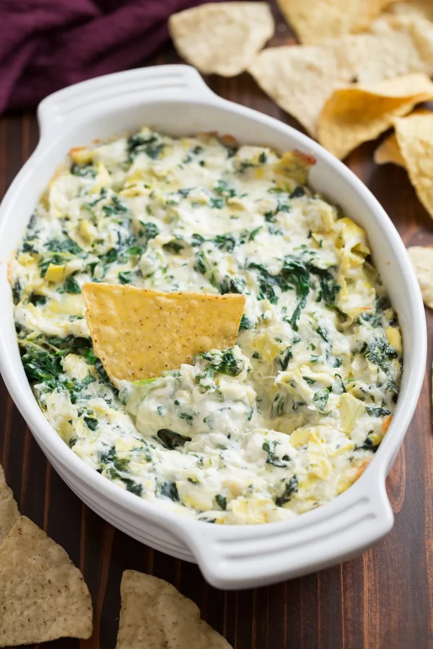 Cheesy Spinach Artichoke Delight