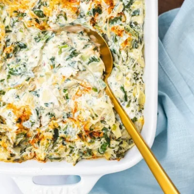 Cheesy Spinach And Artichoke Dip: A Crowd-Pleasing Appetizer