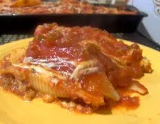 Cheesy Stuffed Giant Pasta Shells Recipe: A Triple Cheese Delight