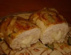 Cheesy Swiss Stuffed Chicken