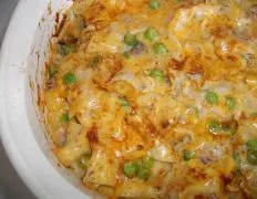 Cheesy Tuna Noodle &Amp; Pea Casserole