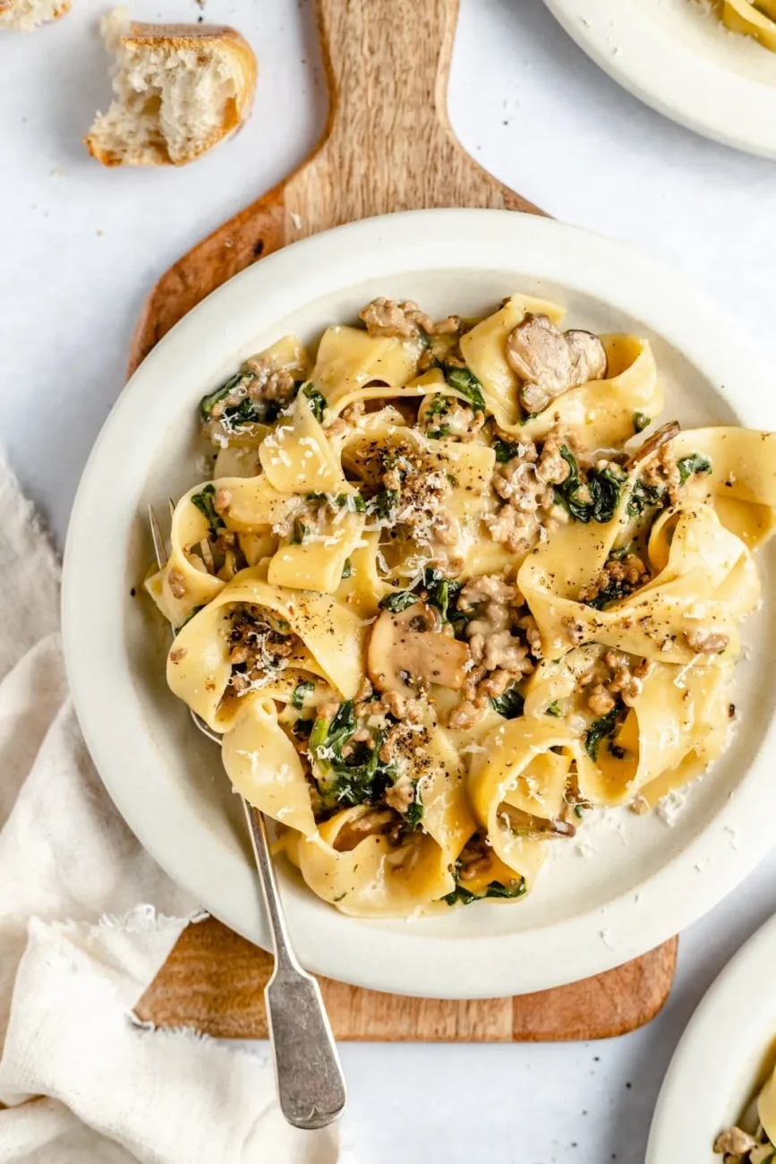 Cheesy Tuna Spinach Casserole