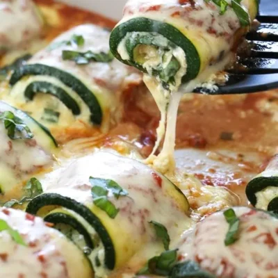 Cheesy Zucchini Roll-Ups: A Low-Carb Delight