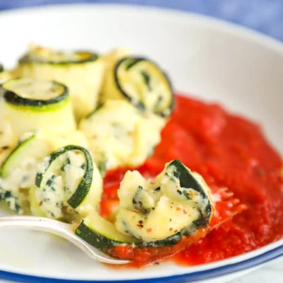 Cheesy Zucchini Roll-Ups: A Low-Carb Delight