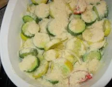 Cheesy Zucchini & Squash Casserole