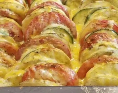 Cheesy Zucchini And Yellow Squash Bake: A Perfect Summer Side Dish