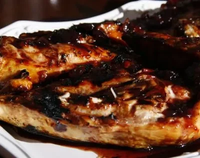 Cherry- Balsamic Glazed Chicken Breasts