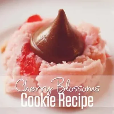 Cherry Chocolate Kiss Cookies