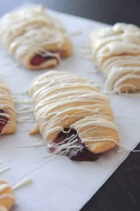 Cherry Filled Crescent Rolls