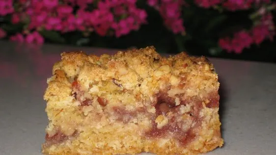 Cherry Oat Bars From A Cake Mix