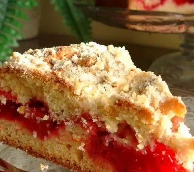 Cherry Streusel Coffee Cake