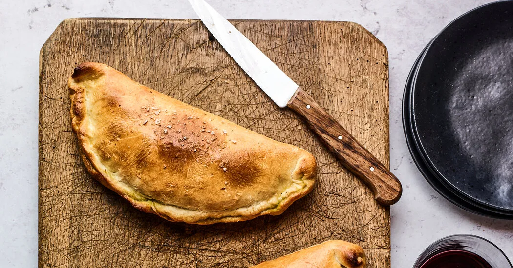 Cherry Tomato And Feta Calzone