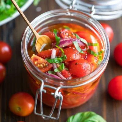 Cherry Tomatoes In Herb Marinade