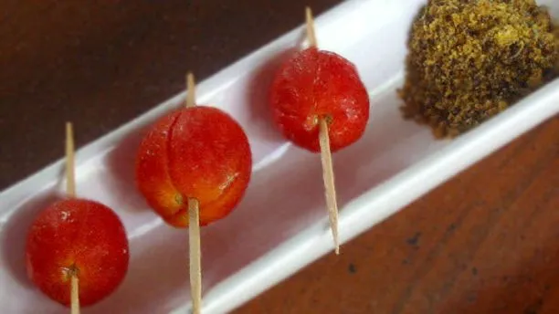 Cherry Tomatoes Marinated In