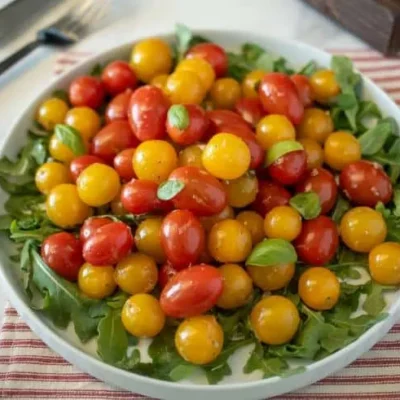 Cherry Tomatoes With Ginger Dressing