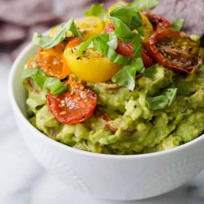 Cherry Tomatoes With Guacamole