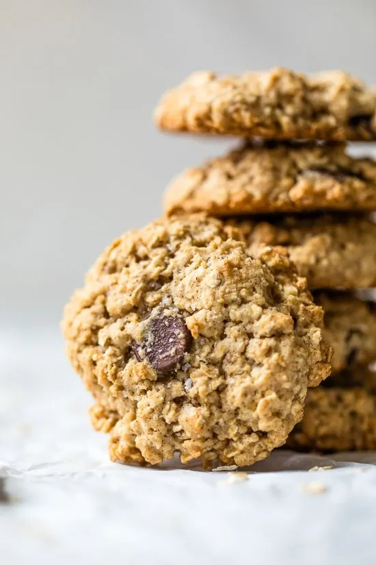 Chewy Chocolate Chip Oatmeal Breakfast Cookie