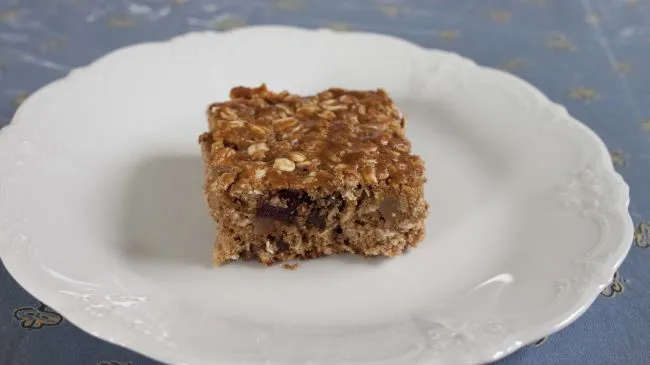 Chewy Fruit And Oatmeal Bars Breakfast On
