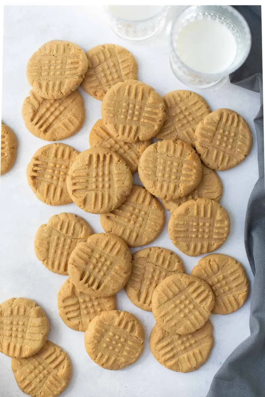 Chewy Gluten Free Peanut Butter Cookies