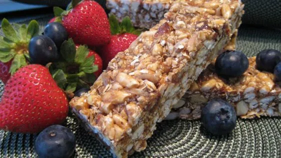 Chewy No-Bake Granola Bars