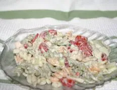 Chicken Alfredo Pasta Salad