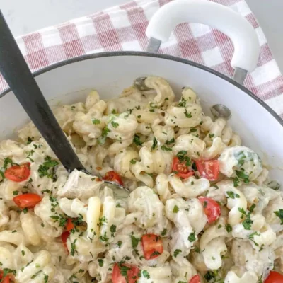 Chicken Alfredo Spaghetti