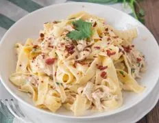 Chicken Alfredo With Crispy Bacon Paula