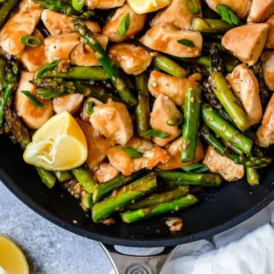 Chicken And Asparagus Lemon Stir Fry