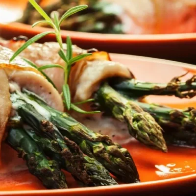 Chicken And Asparagus Roulades