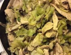 Chicken And Cabbage Saute