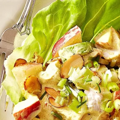 Chicken And Fruit Curry Salad