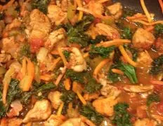 Chicken And Kale Saute With Pasta