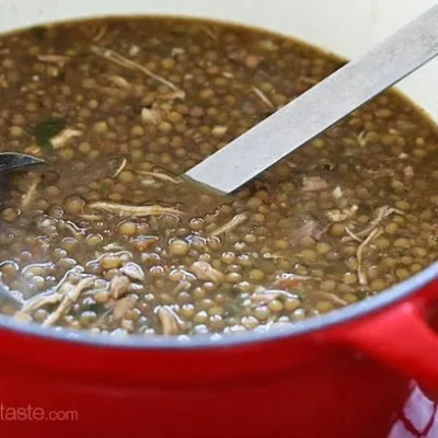 Chicken And Lentil Soup