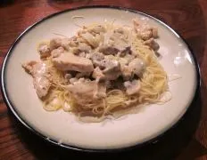 Chicken And Mushrooms In Sherry-Cream