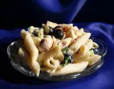 Chicken And Pasta Salad With Blueberries