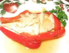 Chicken And Peppers In Garlic Wine Sauce