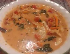 Chicken And Potato Florentine Soup