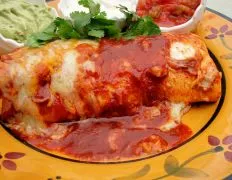 Chicken And Refried Bean Enchiladas