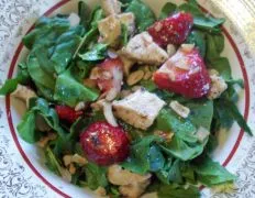 Chicken And Strawberry Spinach Salad