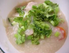 Chicken And Vegetables Congee Chok