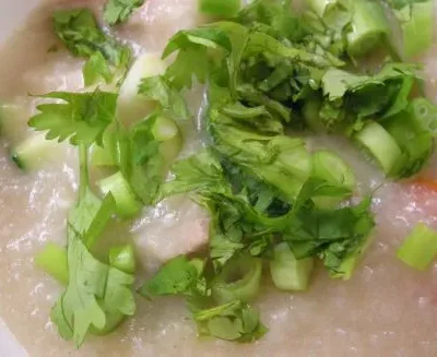 Chicken And Vegetables Congee Chok