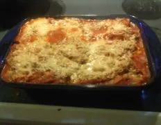 Chicken Baked Ricotta Manicotti