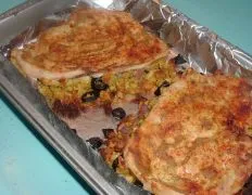 Chicken Breast With Black Olive Stuffing