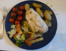 Chicken Breast With Pesto And Vegetables